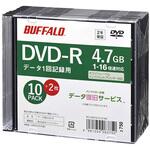 RO-DR47D-012CWZ 光学メディア DVD-R PCデータ用 4.7GB 法人チャネル向け RO-DR47Dシリーズ BUFFALO(バッファロー)