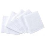 フェイスタオル(5枚組) ホワイト ケアファッション