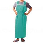 軽やか介助用エプロンロングタイプ(男性用) グリーン 男性用 ピジョンタヒラ