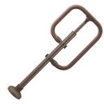 BJ-134DBWD-040-2934 BAUHAUSフリーRレールベースプレート式g型スタンド ダークブロンズ+モクメダーク マツ六