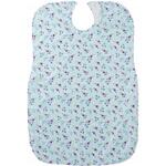 お徳用2枚組まごころ食事用エプロン すみれブルー ウェルファン