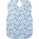 お徳用2枚組まごころ食事用エプロン あさがおブルー ウェルファン