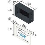 壁CN盤/裏ボックス浅型 カナレ電気