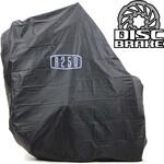 R250 ディスクブレーキ用 超軽量縦型輪行袋 ブラック ダミーローター・12mmスルーアクスル用エンド金具・輪行マニュアル付属 R250