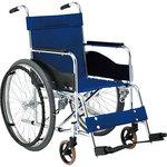 M095 車いす　スチーム製車いす　幅670mm たのめーる】マキテック スチール製車いす(自走式・背折れタイプ