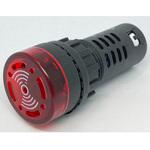 AD16-22SM-R24 ブザー内蔵LED表示灯 赤 AD16-22SM-Rシリーズ アズワン
