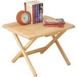 天然木　サペリ材　折り畳みサイドテーブル　一点物　手造り 天然木 サペリ材 折り畳みサイドテーブル 一点物 手造り