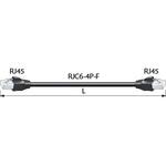 Cat6LAN接続ケーブル カナレ電気