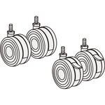 M12ねじ式キャスタ カナレ電気