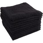 【業務用タオル】おしぼりタオル(ブラック) 10枚組 小杉善