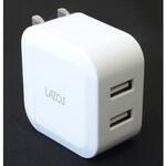L-AC2.4-W USB-AC充電器 L-AC2.4シリーズ Lazos