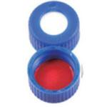 6ASC9ST1 セプタム付 AVCS スクリューキャップ(9-425)赤/白 1mm 100個入 6ASC9ST1シリーズ Thermo Fisher Scientific