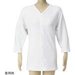 前開き肌着(紳士用) 七分袖ホック M-3シリーズ 松本ナース