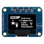 MDOB128064V2V-WI 0.96インチ パッシブマトリクス 有機EL ディスプレイ 白 128 x 64 COB MIDAS