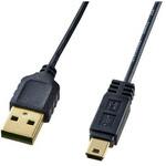 EA764AJ-183A 1.5m ミニUSBケーブル A-ミニB5pin/2.0対応 エスコ