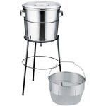 18-8 バケット(Ⅲ)スタンド式(丸型洗いカゴ式) ミネックスメタル