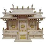 神棚・屋根違い三社(小) グリーンクロス