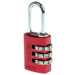 145/20 Red Abus 安全用南京錠 パドロック アルミ、スチール 赤 ABUS