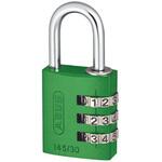 145/30 Green Abus 安全用南京錠 パドロック アルミ、スチール 緑 ABUS