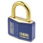 XR0084T40KA6 Abus 安全用南京錠 パドロック 真鍮 青 ABUS