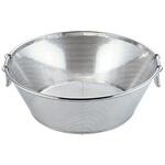 18-8パンチング揚げザル(平底) 三宝産業