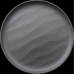 樹脂食器 タカノクリエイト Kibi 汐グレーΦ180mm×18mm 5枚 10443-9 タカノクリエイト