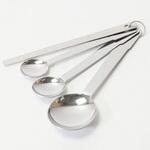 Simple Use ステンレス製ヘラ付計量スプーン(3本組) パール金属