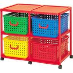 和泉化成 キッズ ビッグバスケット 4型 キャスター付き 3755 (大型収納) 和泉化成