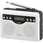 デジタル録音ラジオカセット AM/FM microSD録音対応 オーム電機