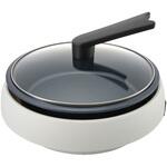 グリル鍋 1200W 温度調節 着脱式プレート フッ素樹脂加工 オーム電機