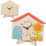 木製時計工作キット おうち アーテック[学校教材・教育玩具]