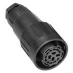 C01610D0140021 DINコネクタ 14極 メス ケーブルマウント 1袋 25個入 AMPHENOL