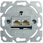 J00020A0502 Double Outlet AMJ45 8/8 K Up/0 Cat.6A wi Telegartner