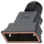 FWA3GE / 1727040196 D-Sub バックシェエル FWA シリーズ 25 極 B 黒 FCT - A MOLEX COMPANY