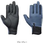 GL-055Y 03 タイタニューム・アルファ グローブ 3セミロング ブルーグレー SHIMANO(シマノ)