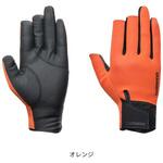 GL-055Y 03 タイタニューム・アルファ グローブ 3セミロング オレンジ SHIMANO(シマノ)