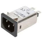 FASAS03SFR IECインレット 1ヒューズ ネジ 3A 264 V ac XP POWER