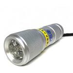 UV-LED 375-05SS Ver3.0 LEDブラックライト 5灯 紫外線LED搭載 シルバー 電池付き サウスウォーカー