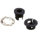 PZ-5 BLACK LEDホルダ 5mm T-1 3/4 スルーホールLED用 1袋 10個入 マックエイト