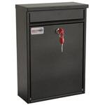 BSPB-FRONT250-RK Post Box Std Front Load Black Securikey