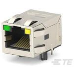 2337992-3 RJ45 モジュラーコネクタ メス RJ45コネクタ スルーホール Cat5 TE CONNECTIVITY