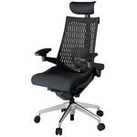 アクト2 背エラストマー 4D可動肘 ビニールレザー張りヘッドサポート ランバーサポート付 アルミミラー脚 <配送時組立サービス付> イトーキ