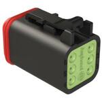 AT06-6S-RD01BLK ケーブルコネクタ 6極 メス 自動車用コネクタ 1袋 2個入 AMPHENOL