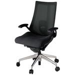 アクト2 背プレーンメッシュ 固定肘 ランバーサポート付 アルミミラー脚 <配送時組立サービス付> イトーキ