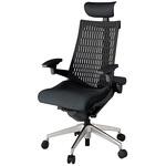 アクト2 背エラストマー 4D可動肘 ビニールレザー張りヘッドサポート アルミミラー脚 <配送時組立サービス付> イトーキ