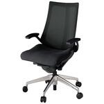 アクト2 背プレーンメッシュ 固定肘 アルミミラー脚 <配送時組立サービス付> イトーキ