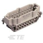 T2040162101-000 ヘビーデューティパワーコネクタ HDC HE シリーズ オス 16極 16A 500 V TE CONNECTIVITY