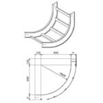 アルミニウム製 ケーブルラック インサイド・ベンドラック カナフジ電工