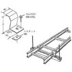 アルミニウム製 ケーブルラック 固定金具(E型) カナフジ電工