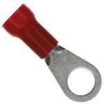 52291-1 リングターミナル 内径：9.91mm スタッド径：M10 3/8 赤 1袋 100個入 TE CONNECTIVITY